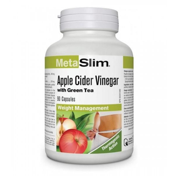 Webber Naturals MetaSlim Apple Cider + Green Tea 90 капс - зображення 1