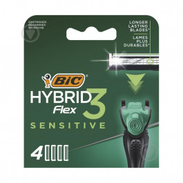 BIC Сменный картридж  Flex Hybrid 3 Sensitive 4 шт.