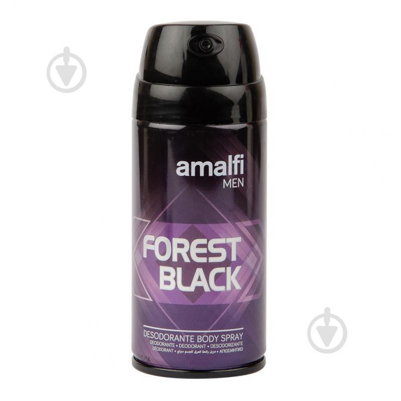 Amalfi Дезодорант  Men Forest Black 150 мл (8414227693617) - зображення 1