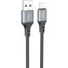 Hoco X92 Honest USB Type-A to Lightning 3m Black (6931474788757) - зображення 1