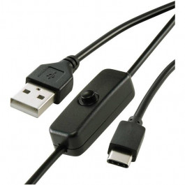 Raspberry Pi USB Type-A to USB Type-C 1.5m Black (RA607)