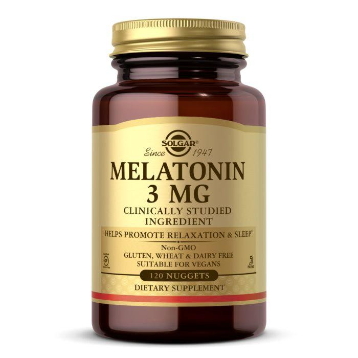 Solgar Мелатонин, Melatonin, 3 мг, 120 таблеток - зображення 1