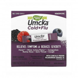 Nature's Way Umcka Cold & Flu Berry Fastactv 10x9,12 г