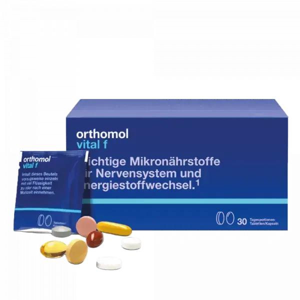 Orthomol Комплекс вітамінів для жінок (Orthomol Vital F) 30 пакетиків із капсулами - зображення 1