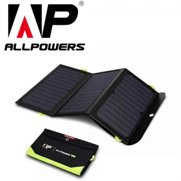 Allpowers Solar panel 21W 10000 mAh (AP-SP-002-BLA_5V21W) - зображення 1