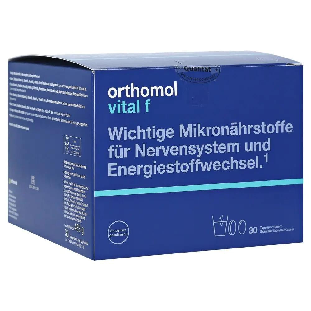 Orthomol Вітал Ф 30 днів (порошок / капсули / таблетки) - зображення 1