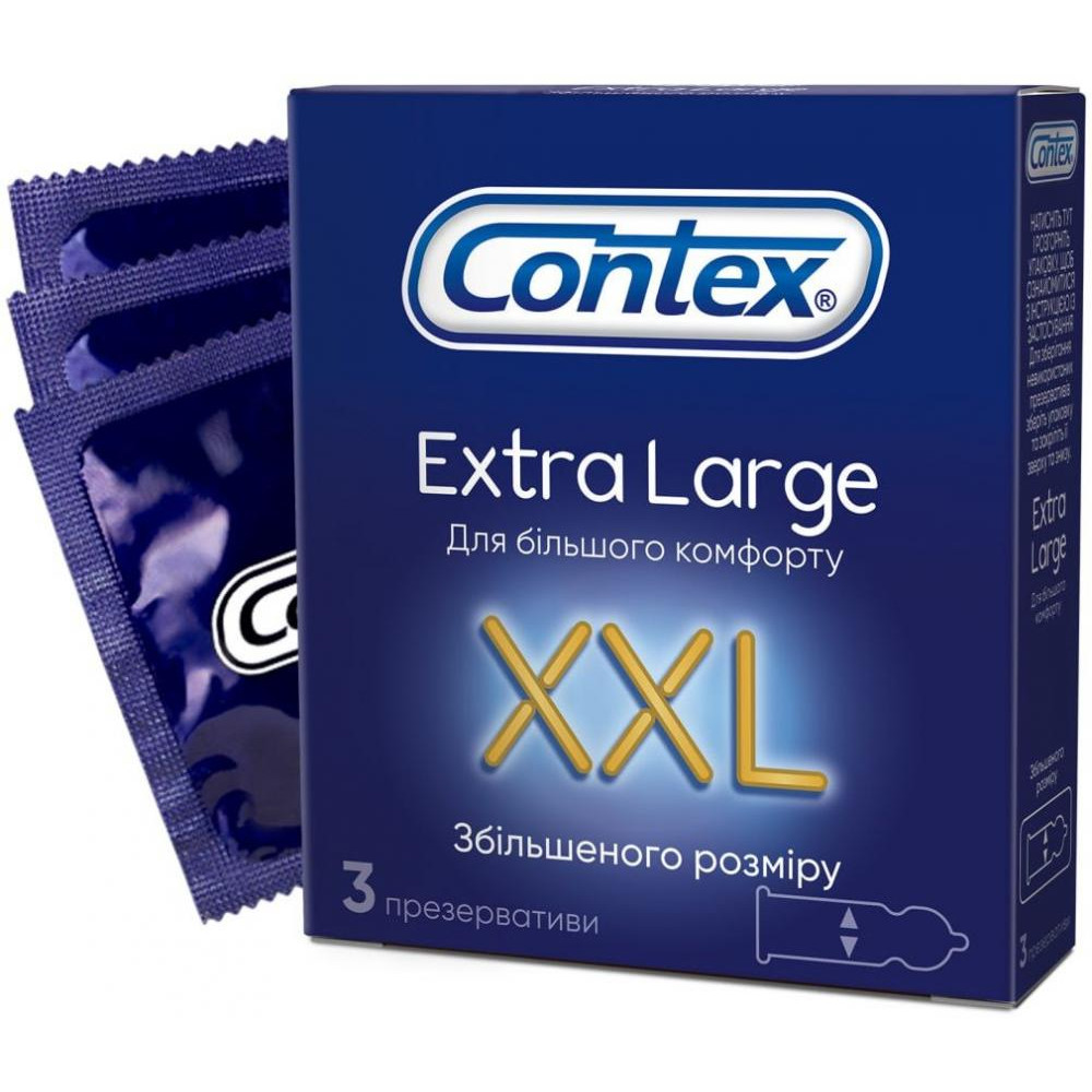 Contex Extra Large XXL 3 шт (5060040300077) - зображення 1