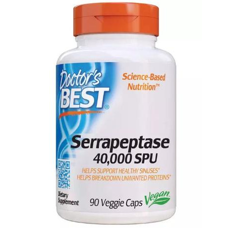 Doctor's Best Serrapeptase 40000 SPU 90 VCaps - зображення 1