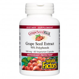 Natural Factors Grape Seed Extract 100 mg 60 Caps