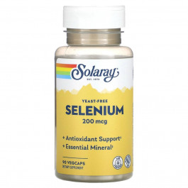 Solaray Selenium 200 mcg 90 Veg Caps