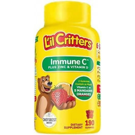 L'il Critters Immune C Plus Zinc & Vitamin D 190 Gummies