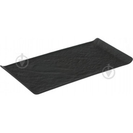 Fiora Блюдо прямоугольное Lavastone Black Surf 29,5x15 см (51962)