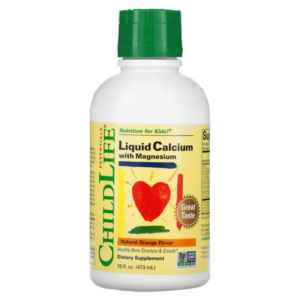 ChildLife Liquid Calcium with Magnesium 473 ml (Natural Orange) - зображення 1