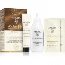   Apivita My Color Elixir фарба для волосся без аміаку відтінок 8.3 Light Blonde Gold