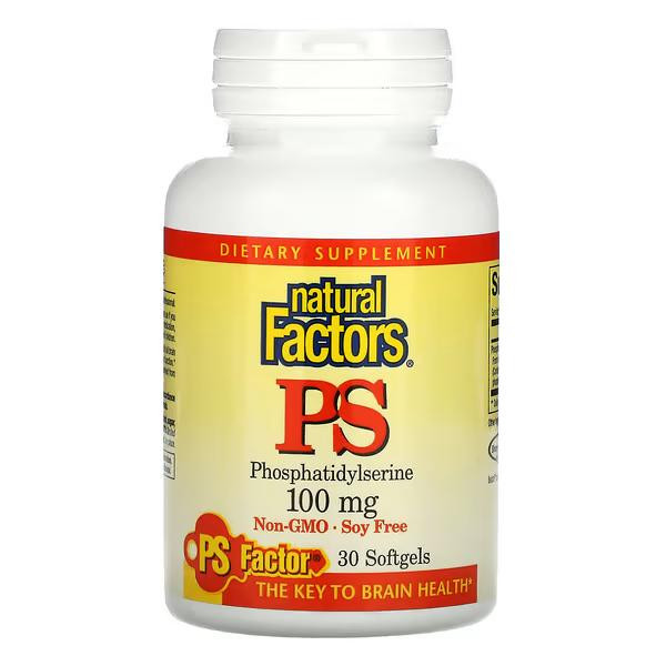Natural Factors PS Phosphatidylserine 100 mg 30 Softgels - зображення 1