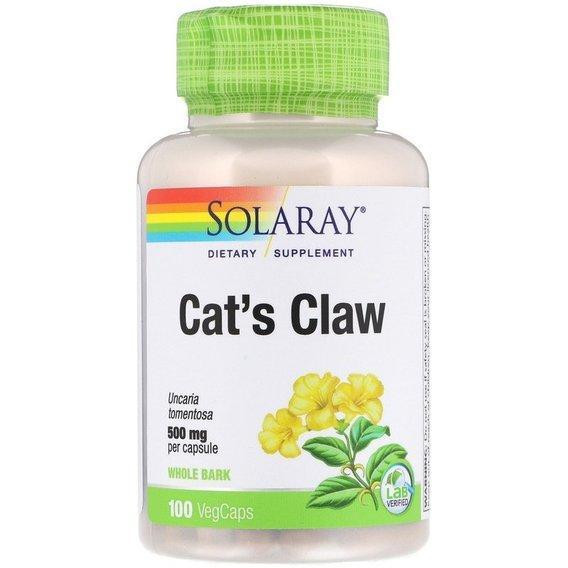 Solaray Cat`s Claw 500 mg (100 veg caps) - зображення 1