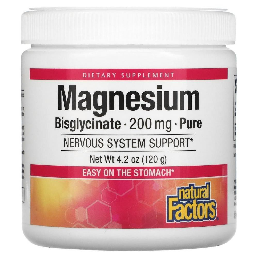Natural Factors Magnesium Bisglycinate 120 g - зображення 1