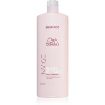 Wella Invigo Blonde Recharge шампунь для збереження кольору блонд  волосся Cool Blond 1000 мл - зображення 1