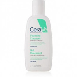 CeraVe Cleansers очищуючий пінистий гель для нормальної та жирної шкіри 88 мл
