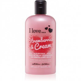 I love... ... Strawberries & Cream крем для ванни та душу  500 мл