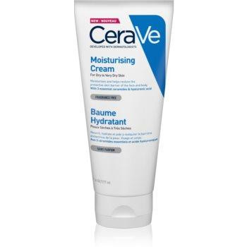 CeraVe Moisturizers зволожуючий крем для обличчя та тіла для сухої та дуже сухої шкіри  177 мл - зображення 1