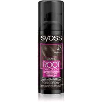 Syoss Root Retoucher тональна фарба для нанесення на відрослі корені у формі спрею відтінок Black 120 мл - зображення 1