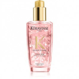 Kerastase Elixir Ultime L’Huile Rose зволожуюча відновлююча олійка для фарбованого волосся 100 мл