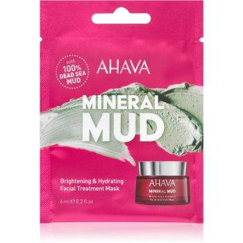Ahava Mineral Mud оствітлююча маска для шкіри обличчя зі зволожуючим ефектом 6 мл - зображення 1