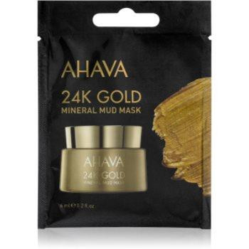 Ahava Mineral Mud 24K Gold мінеральна грязьова маска з золотом 24 карата 6 мл - зображення 1