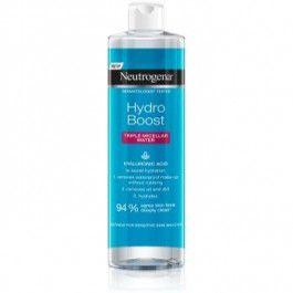 Neutrogena Hydro Boost® Face міцелярна вода 3 в 1 зі зволожуючим ефектом  400 мл