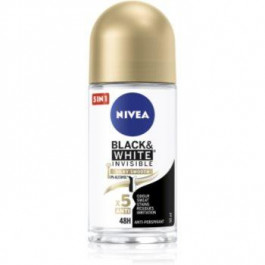   Nivea Invisible Black & White Silky Smooth кульковий антиперспірант без алкоголя 50 мл