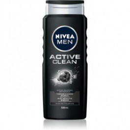 Nivea Men Active Clean гель для душу для обличчя, тіла та волосся для чоловіків  500 мл