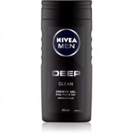 Nivea Men Deep гель для душу для обличчя, тіла та волосся  250 мл