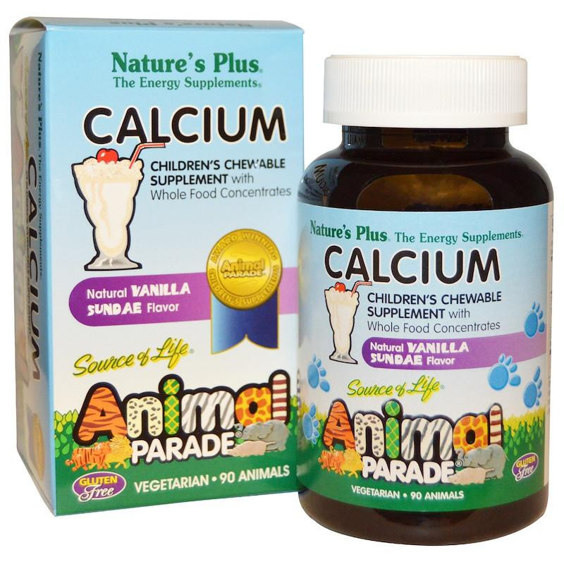 Nature's Plus Animal Parade, Calcium Children's Natures Plus 90 Chewable Tabs - зображення 1