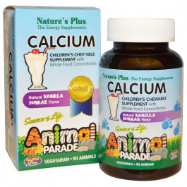 Nature's Plus Animal Parade, Calcium Children's Natures Plus 90 Chewable Tabs