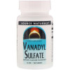 Source Naturals Vanadyl Sulfate, 10 mg, 100 Tab - зображення 1
