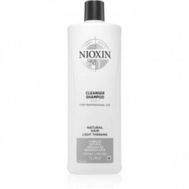 Nioxin System 1 Cleanser Shampoo очищуючий шампунь для тонкого і нормального волосся 1000 мл