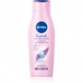 Nivea Hairmilk Natural Shine шампунь-догляд для втомленого та тьмяного  волосся  400 мл