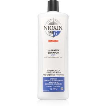 Nioxin System 6 Color Safe Cleanser Shampoo очищуючий шампунь для волосся пошкодженого хімічним шляхом 1000 - зображення 1