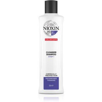 Nioxin System 6 Color Safe Cleanser Shampoo очищуючий шампунь для волосся пошкодженого хімічним шляхом 300  - зображення 1