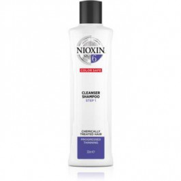Nioxin System 6 Color Safe Cleanser Shampoo очищуючий шампунь для волосся пошкодженого хімічним шляхом 300 