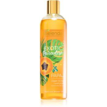 Bielenda Exotic Paradise Papaya гелева олійка для душа та ванни 400 мл - зображення 1