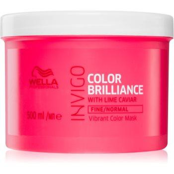 Wella Invigo Color Brilliance зволожуюча маска для тонкого і нормального волосся 500 мл - зображення 1