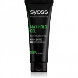 Syoss Max Hold гель для волосся сильної фіксації для чоловіків  250 мл