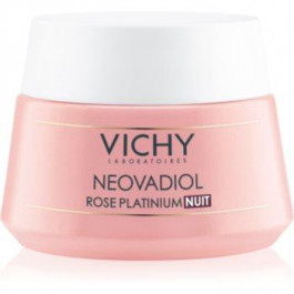 Vichy Neovadiol Rose Platinium освітлювальний і відновлювальний нічний крем для зрілої шкіри 50 мл