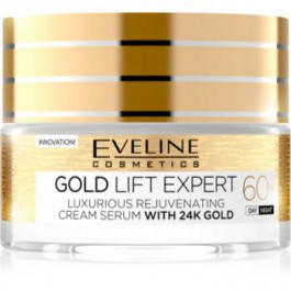 Eveline Gold Lift Expert денний та нічний крем 60+ з омолоджуючим ефектом  50 мл