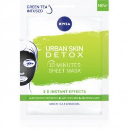 Nivea Urban Skin Detox очищуюча маска-детокс з активованим вугіллям 1 кс