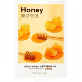 Missha Airy Fit Honey освітлювальна косметична марлева маска 19 гр