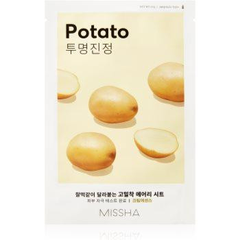 Missha Airy Fit Potato розгладжувальна тканинна маска для сяючої шкіри 19 гр - зображення 1