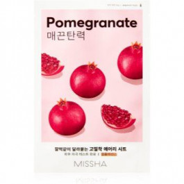 Missha Airy Fit Pomegranate освіжаюча тканинна маска для обличчя 19 гр